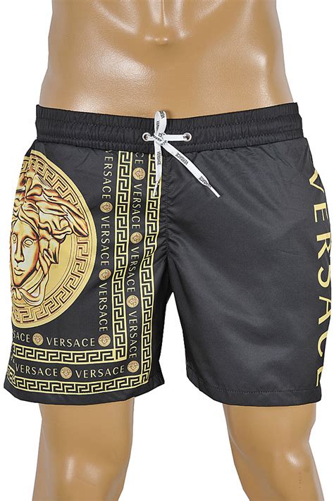 versace black shorts|versace men's shorts set.